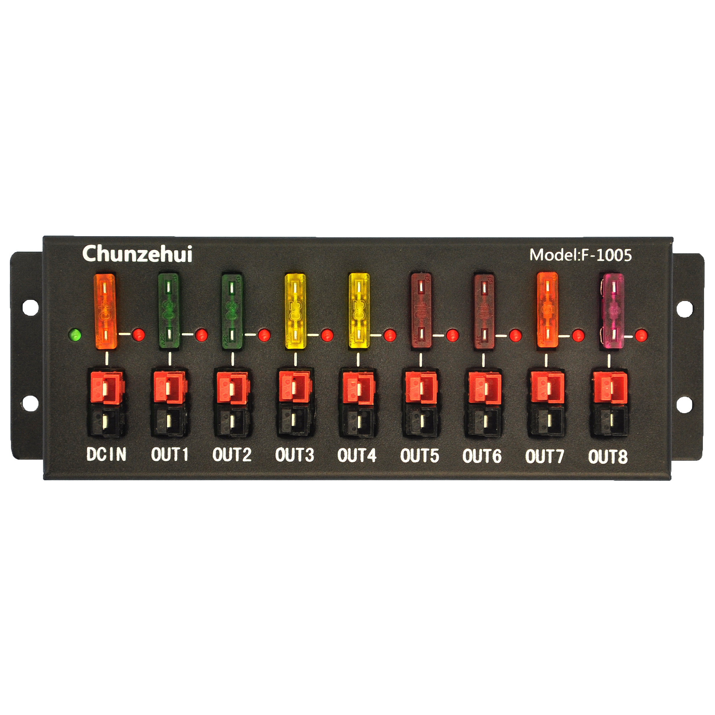 Chunzehui F-1005 9 Port 40A Anderson Powerpole Connector Power Splitter ...